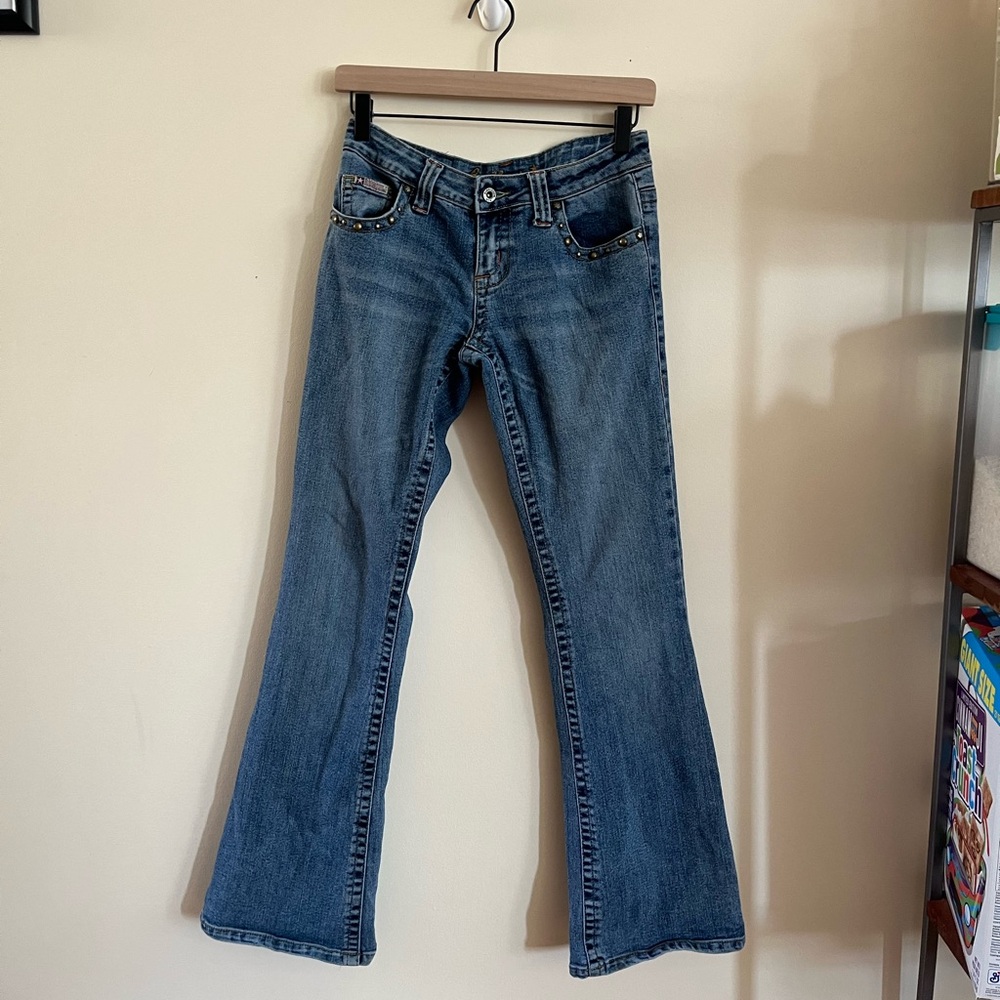Bubblegum Brand Low Rise Flare Jeans Y2K